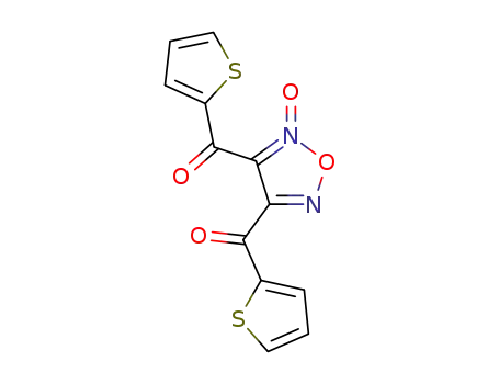 Molecular Structure of 7733-96-2 (Methanone, (2-oxido-1,2,5-oxadiazole-3,4-diyl)bis[2-thienyl-)