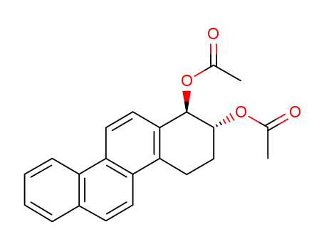 Molecular Structure of 80433-90-5 ((1R,2R)-1,2,3,4-tetrahydrochrysene-1,2-diyl diacetate)