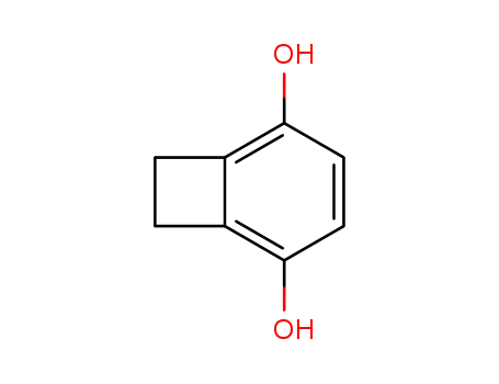 Molecular Structure of 77627-60-2 (Bicyclo[4.2.0]octa-1,3,5-triene-2,5-diol)