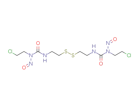 Molecular Structure of 77469-44-4 (1-(2-chloroethyl)-3-[2-[2-[(2-chloroethyl-nitroso-carbamoyl)amino]ethy ldisulfanyl]ethyl]-1-nitroso-urea)