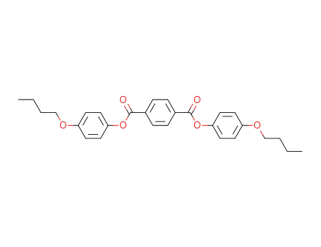 Molecular Structure of 24707-01-5 (1,4-Benzenedicarboxylic acid, bis(4-butoxyphenyl) ester)