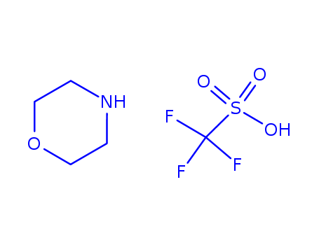 Methanesulfonic acid, trifluoro-, compd. with morpholine (1:1) (9CI)