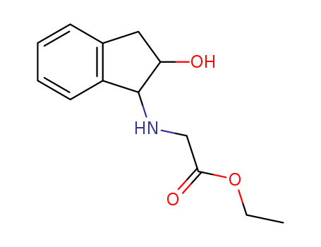 Glycine,N-(2-hydroxy-1-indanyl)-, ethyl ester (7CI,8CI)