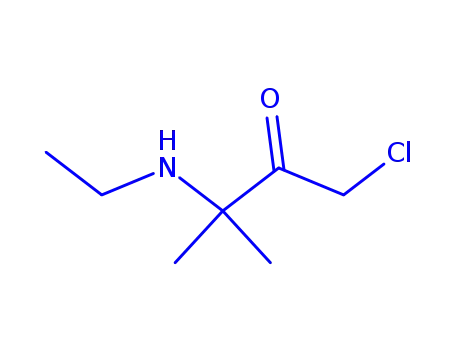 2-Butanone,  1-chloro-3-(ethylamino)-3-methyl-