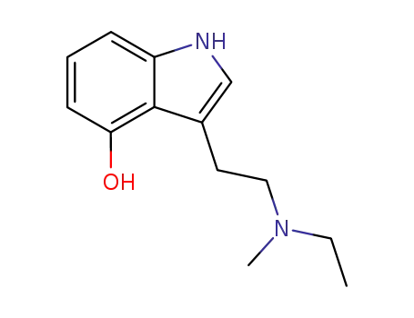 Molecular Structure of 77872-41-4 (3-[2-(ETHYL-METHYL-AMINO)-ETHYL]-1H-INDOL-4-OL)