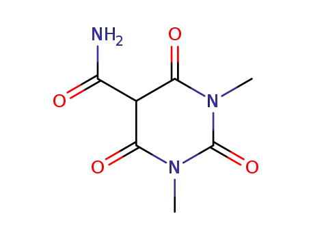 Molecular Structure of 776-15-8 (5-Carbomyl-1,3-dimetyhlbarbituric acid)