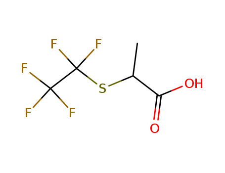 Propanoicacid, 2-[(1,1,2,2,2-pentafluoroethyl)thio]-                                                                                                                                                    