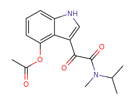 Acetic acid 3-(isopropyl-methyl-aminooxalyl)-1H-indol-4-yl ester