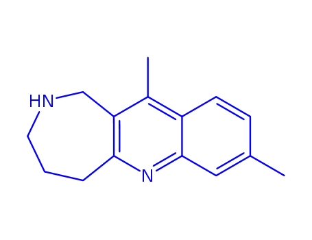 Molecular Structure of 779981-47-4 (1H-Azepino[4,3-b]quinoline,2,3,4,5-tetrahydro-8,11-dimethyl-(9CI))