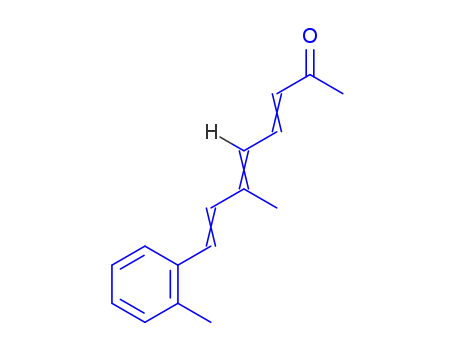 Molecular Structure of 779356-02-4 (3,5,7-Octatrien-2-one,6-methyl-8-o-tolyl-(5CI))