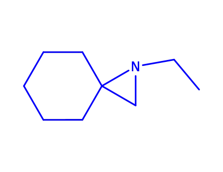 Molecular Structure of 779353-83-2 (1-Azaspiro[2.5]octane,1-ethyl-(5CI))