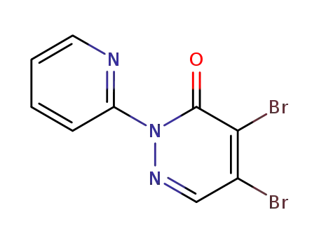 4,5-Dibromo-2-(pyridin-2-YL)pyridazin-3(2H)-one
