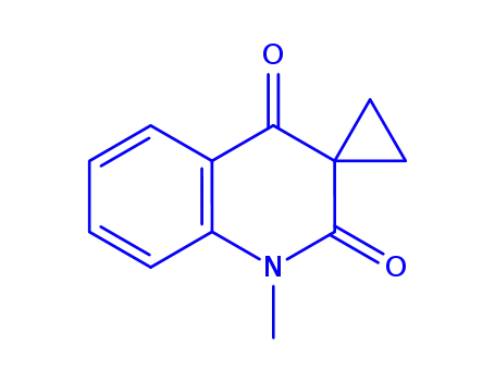Molecular Structure of 783324-30-1 (Spiro[cyclopropane-1,3(2H)-quinoline]-2,4(1H)-dione, 1-methyl- (9CI))