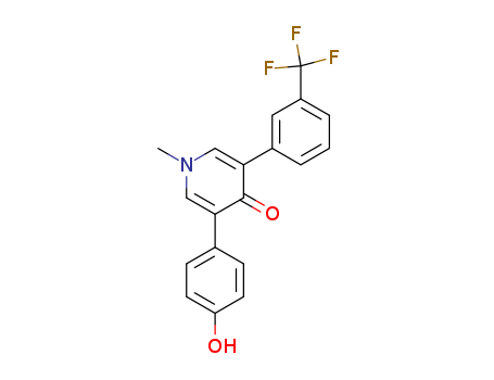 3-(4-hydroxyphenyl)-1-methyl-5-[3-(trifluoromethyl)phenyl]pyridin-4(1H)-one