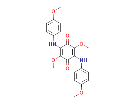 2,5-Cyclohexadiene-1,4-dione,2,5-dimethoxy-3,6-bis[(4-methoxyphenyl)amino]- cas  7180-88-3