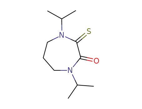 Molecular Structure of 78134-09-5 (1,4-di(propan-2-yl)-3-thioxo-1,4-diazepan-2-one)
