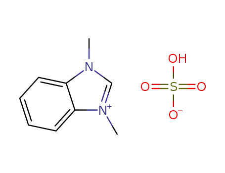 Molecular Structure of 85640-80-8 (1,3-dimethylbenzimidazolium hydrogen sulfate)