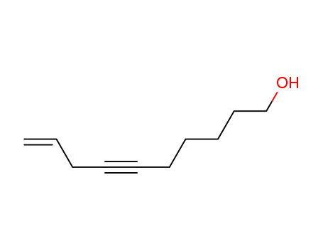Molecular Structure of 197901-51-2 (9-Decen-6-yn-1-ol)