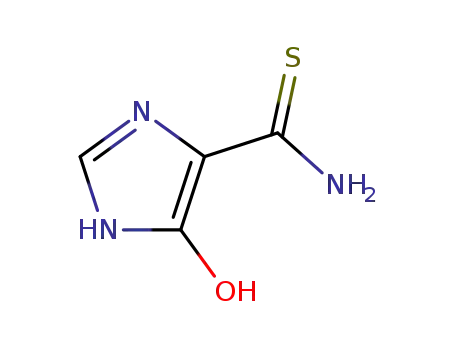 Molecular Structure of 71644-33-2 (1H-Imidazole-4-carbothioamide,5-hydroxy-(9CI))