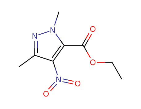 1,3-DIMETHYL-4-NITRO-1H-PYRAZOLE-5-CARBOXYLIC ACID ETHYL ESTER