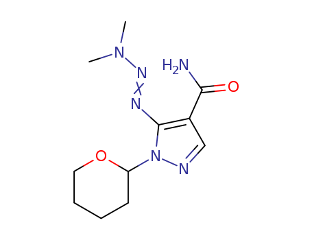 1H-Pyrazole-4-carboxamide,5-(3,3-dimethyl-1-triazen-1-yl)-1-(tetrahydro-2H-pyran-2-yl)- cas  71609-14-8