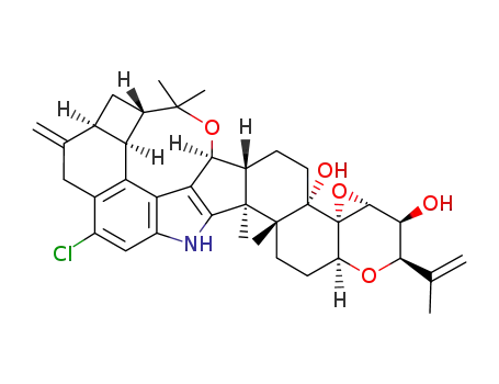 Molecular Structure of 78213-65-7 (15-Deoxypenitrem A)