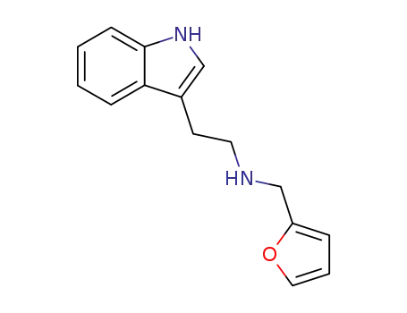 Molecular Structure of 77960-15-7 (FURAN-2-YLMETHYL-[2-(1H-INDOL-3-YL)-ETHYL]-AMINE)