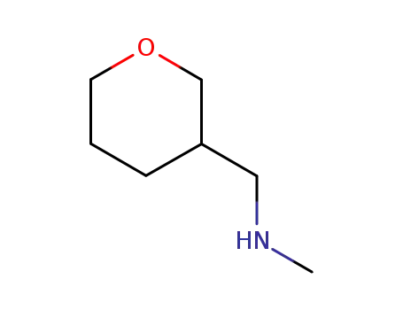 Molecular Structure of 7179-97-7 (METHYL-(TETRAHYDRO-PYRAN-3-YLMETHYL)-AMINE)