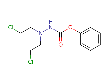 Molecular Structure of 77944-96-8 (phenyl 2,2-bis(2-chloroethyl)hydrazinecarboxylate)