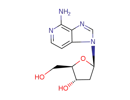 Molecular Structure of 78582-17-9 (3-DEAZA-2'-DEOXYADENOSINE)