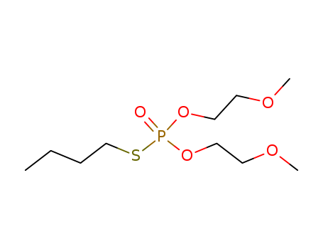 72197-82-1,O,O-bis(2-methoxyethyl) O-(1-methylpropyl) thiophosphate,Phosphorothioic acid,O,O-bis(2-methoxyethyl) S-butyl ester;BUTAN-2-YLOXY-BIS(2-METHOXYETHOXY)-SULFANYLIDENE-PHOSPHORANE;S-Butyl O,O-bis(2-methoxyethyl)phosphorothioate;butan-2-yloxy-bis(2-methoxyethoxy)-sulfanylidene;