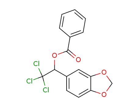 1,3-Benzodioxole-5-methanol,a-(trichloromethyl)-,5-benzoate