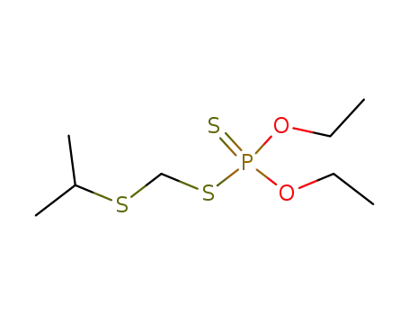 Phosphorodithioic acid, O,O-diethyl S-[[(1-methylethyl)thio]methyl] ester