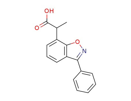 71825-18-8,1,2-Benzisoxazole-7-acetic acid, alpha-methyl-3-phenyl-,1,2-Benzisoxazole-7-acetic acid, alpha-methyl-3-phenyl-
