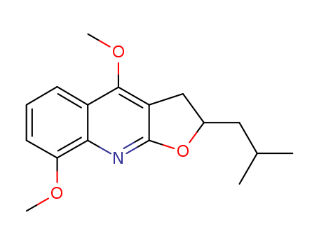 Furo[2,3-b]quinoline,2,3-dihydro-4,8-dimethoxy-2-(2-methylpropyl)-