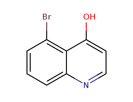 Molecular Structure of 723283-89-4 (4-HYDROXY-5-BROMOQUINOLINE)