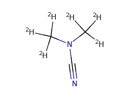 Molecular Structure of 72142-88-2 (DIMETHYL-D6-CYANAMIDE)