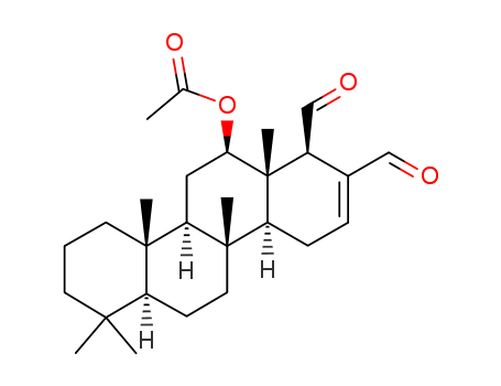1,2-Chrysenedicarboxaldehyde,12-(acetyloxy)-1,4,4a,4b,5,6,6a,7,8,9,10,10a,10b,11,12,12a-hexadecahydro-4b,7,7,10a,12a-pentamethyl-,(1R,4aS,4bR,6aS,10aS,10bR,12R,12aS)-