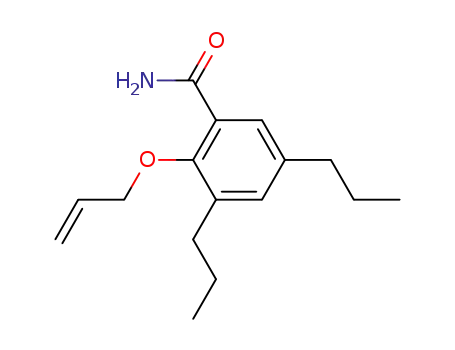 Molecular Structure of 7192-71-4 (4-(Allyloxy)-3,5-dimethylbenzamide)