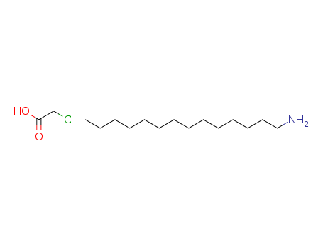 2-chloroacetic acid; tetradecan-1-amine