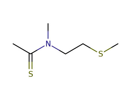 Molecular Structure of 786686-41-7 (Ethanethioamide, N-methyl-N-[2-(methylthio)ethyl]- (9CI))