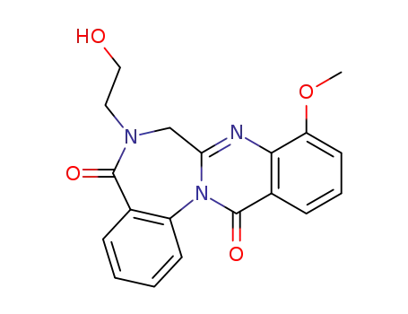 Quinazolino[3,2-a][1,4]benzodiazepine-5,13-dione,  6,7-dihydro-6-(2-hydroxyethyl)-9-methoxy-