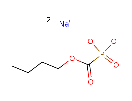 Phosphinecarboxylic acid, 1,1-dihydroxy-, butyl ester,1-oxide, sodium salt (1:2)