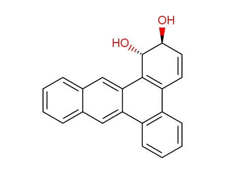 Molecular Structure of 132172-57-7 (benzo[f]tetraphene-1,2-diol)