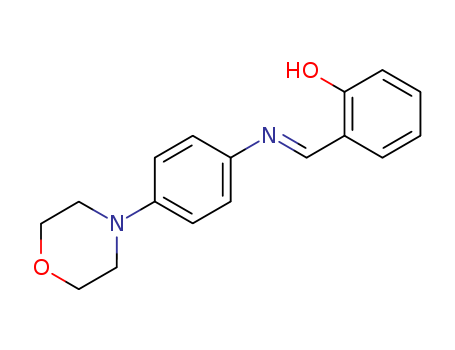 Phenol,2-[[[4-(4-morpholinyl)phenyl]imino]methyl]- cas  7253-93-2