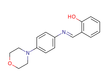 2-[(E)-(4-morpholinophenyl)iminomethyl]phenol
