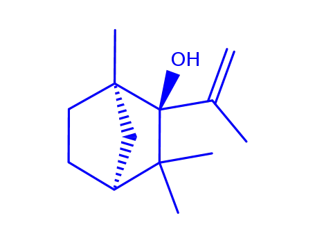 Molecular Structure of 791620-42-3 (Bicyclo[2.2.1]heptan-2-ol, 1,3,3-trimethyl-2-(1-methylethenyl)-, (1R,2R,4S)- (9CI))