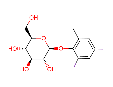 b-D-Glucopyranoside,2,4-diiodo-6-methylphenyl