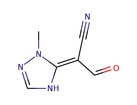 Propanenitrile,
2-(1,2-dihydro-2-methyl-3H-1,2,4-triazol-3-ylidene)-3-oxo-