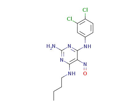2,4,6-Pyrimidinetriamine,N4-butyl-N6-(3,4-dichlorophenyl)-5-nitroso-